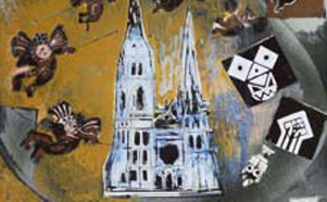 Chartres-i katedrlis I. zomncozott acl, 4050 cm, 2006