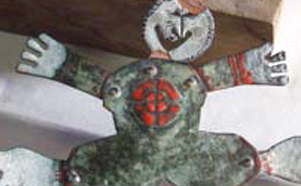 Csaldi bbsznhz, rszlet, zomncozott vrsrz, 1988