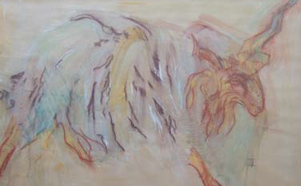 Domonkos I., krta, karton, 70100 cm, 2000